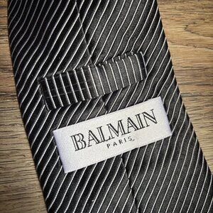 Balmain 100% silk tie